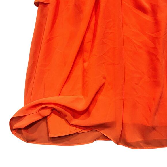 Guess Swing Dress Size Large Coral Tiered Strappy Tunic Layered Evening Coastal - Picture 6 of 8